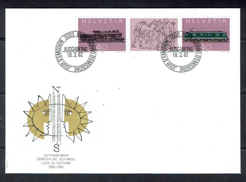 Fdc dreierstreifen schweiz - fdc,