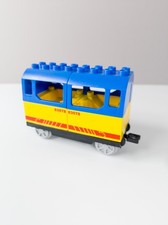 LEGO DUPLO Personenwagen blau gelb 83578 Eisenbahn Waggon Train Wagen