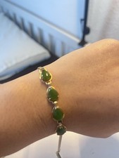 Echte Vintage Natur Jade