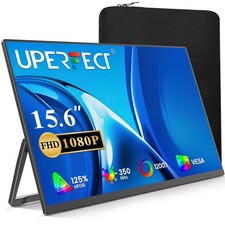 UPERFECT 15,6 Zoll Tragbarer Monitor HDMI USB C Gaming Monitor für PS4/5 Xbox