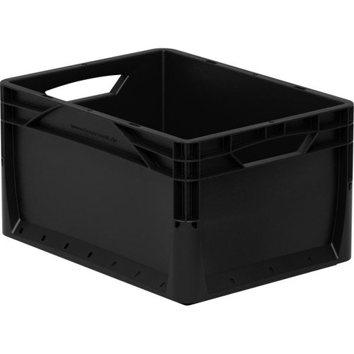 Eurobox schwarz 40x30x22 - , cm