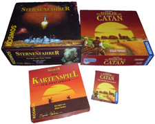 Spiele Paket,  Siedler von Catan, Sternenfahrer, 2x Kartenspiel (1)