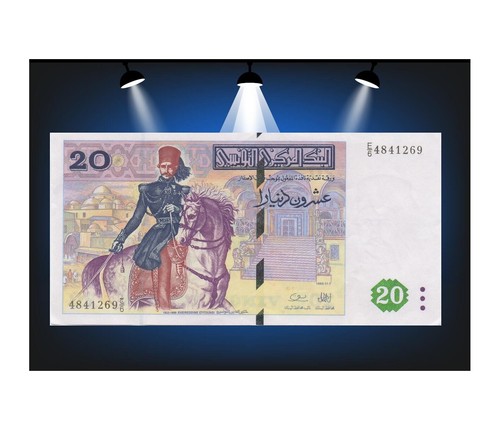 Banknote dinars tunesien - 20,