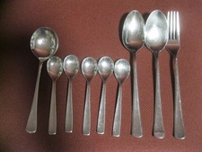 WMF ähnlich Denver?  2 Löffel, 5 Mokkalöffel / Espressolöffel, Sahnelöffel Gabel