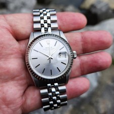 Rolex Datejust 16030 Cal 3035 automatische graues Zifferblatt Herrenuhr mit...