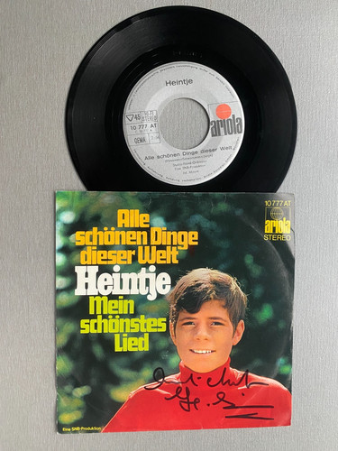Heintje original signed - heintje,