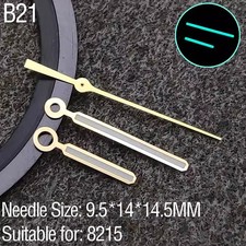 Stahl Uhrzeiger Grün/Blau