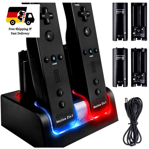 Wii remote ladestation mit - ladestation, 4