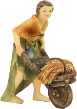 Krippenfiguren Bauer mit