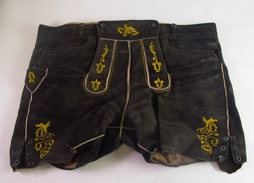 Alte gestickte lederhose - alte,