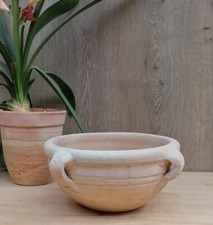 Pflanzschale ø25 cm aus Terracotta Garten Terrakotta Pflanzgefäß Blumentopf Deko