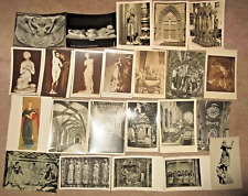 23 AK Kunstkarten Postkarten c 1950 Künstler Rom  Nürnberg Louvre Strassbourg