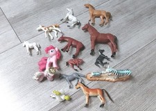 14x Pferd Pferdefiguren Vintage Filly Einhorn groß u. klein Sammlung Spielzeug