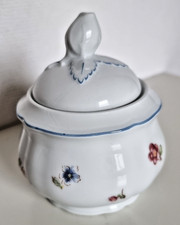 Zuckerdose Burg Lindau "Marie-Luise Streublume" blau