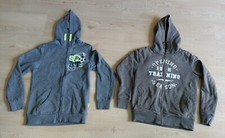2 Sweatjacken grau (1x mit Teddyfutter) Gr.  152 bzw. 146/152