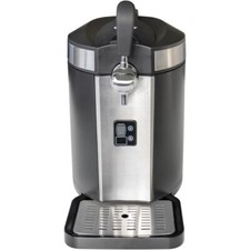 Unold Franzl Bierzapfanlage edelstahl/schwarz für 5 Liter Partyfass 100 Watt NEU