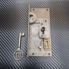 Original Vintage Junie Schiebetürschloss Türschloss  Antik Dorn 30 - 40mm