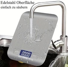 Küchenwaage digital Edelstahl