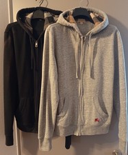 Burberry Retro Hoodie Grau, M, Karo/ Check (mit Shopping-bag)- Extra: 1x Schwarz