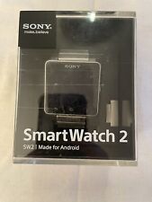 SONY SmartWatch 2 SW2 Uhr Armbanduhr 2013 Android Silber Metallarmband Bluetooth
