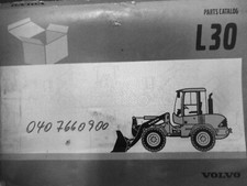 #84 Volvo L30 Ersatzteilbuch Parts Manual List Ersatzteilliste
