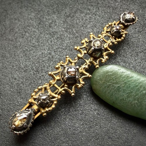 Antike brosche 14k - antike,