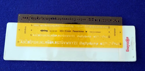 Rotring schriftschablone - rotring,