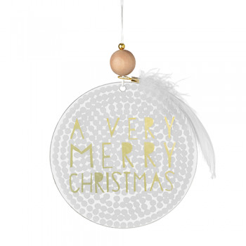 Fensterbild verry merry - fensterbild,