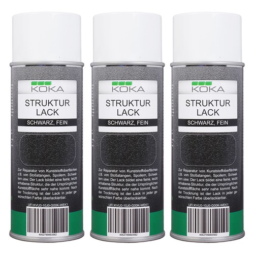 Koka struktur lack - 3x,