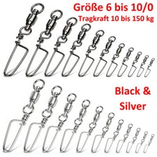 Premium Edelstahl Coastlock Kugellagerwirbel Wirbel Welswirbel Meereswirbel