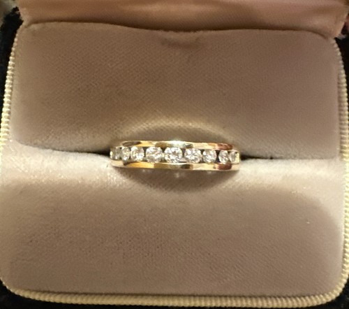 Ring 585 10 brillanten - ring,