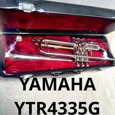 Yamaha YTR-4335G Trompete versilbert Bb mit Mundstück YTR4335G Blasinstrument