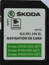 Neuste SD Karte für SKODA SD