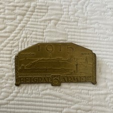 antik Militaria k.u.k.  Abzeichen Kappenabzeichen Belgrad 3. Armee 1915 (Orden)