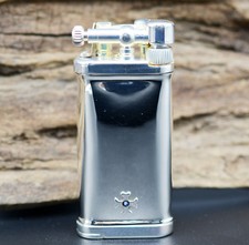 Sillems ITT IM Corona Old Boy 925 Sterling-Silber Pfeifen Feuerzeug glatt 