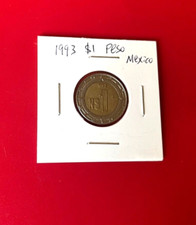 1993 $1 Peso Mexiko Münze -