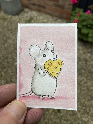 Aceo aquarell gemalt - auf, 300