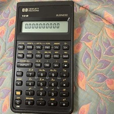 Hewlett Packard Financial Business Calculator - Model 10B - 1987 - UK Seller