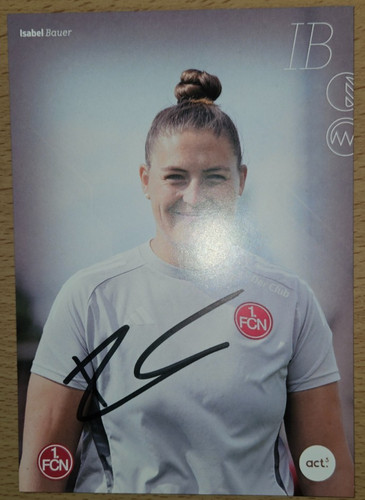 Isabel bauer handsignierte - bauer,
