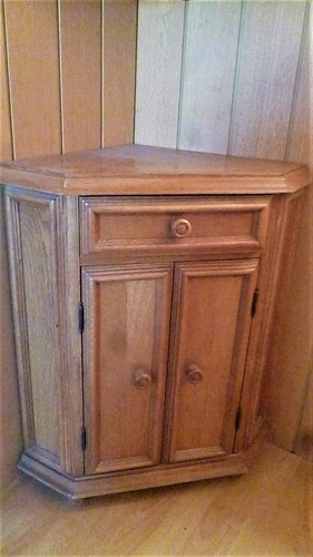 Eckschrank aus eiche - aus,