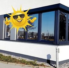 Sonnenschutzfolien 87% Wärmeschutz Hitzeschutz Fenster Folie Spiegelfolie AUSSEN
