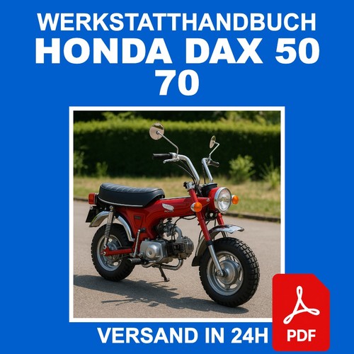 Werkstatthandbuch honda dax - honda, 50