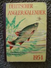 Deutscher Angelkalender 1954 - DDR Angelsport, alte Angel, DDR Angeln Jahrbuch