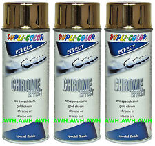 3x400ml Lackspray chromfarbe
