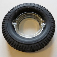 PHOENIX FIRESTONE = Antiker Reklameascher Hamburg 50er Reifen Werkstatt MAKELLOS