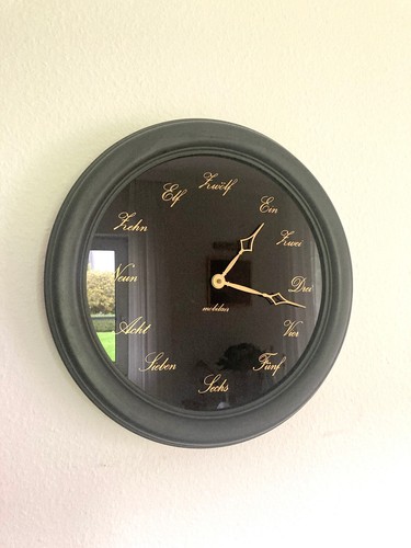 Wanduhr glas schwarz - (quarz), glas,