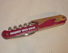 KELLNERMESSER Sommelier JACQUES' WEIN-DEPOT Flaschenöffner SCOF FRANCE 1980 T71