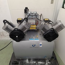 Kompressor Dürr Dental Tandem Typ 4152-51 4152-52  Silver Airline 2 x Zylindrig