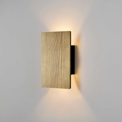 Kinkiet led holz warmweiß - holz,
