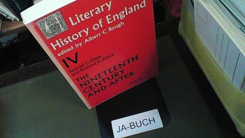 Literary history england - of,